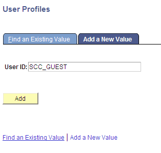 Adding the guest account Adding the guest account