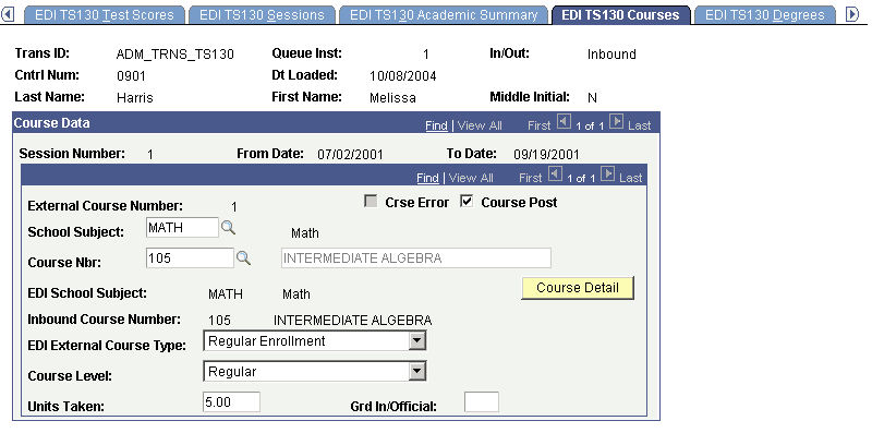 EDI (electronic data interchange) TS130 (Transaction Set 130) Courses page EDI (electronic data interchange) TS130 (Transaction Set 130) Courses page