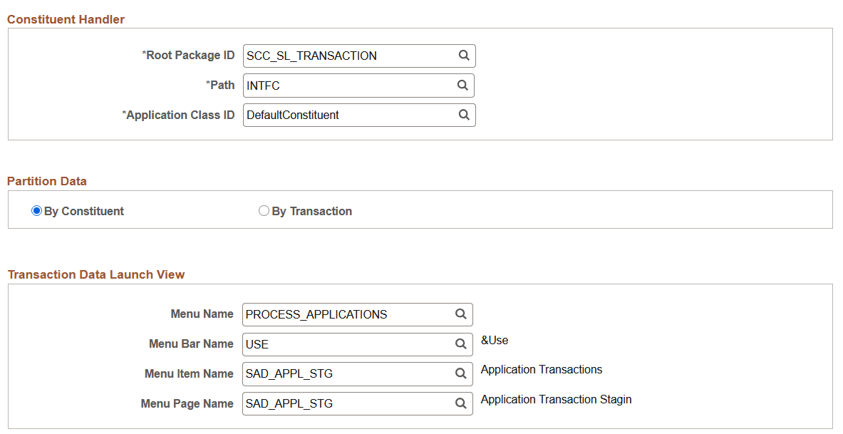 Example of a CTM transaction definition for bulk load (2 of 2)