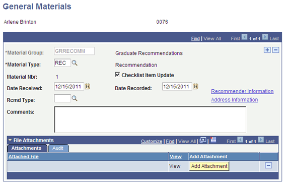 General Materials page General Materials page