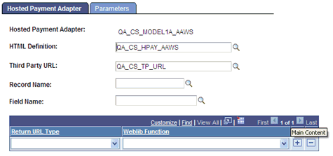 Hosted Payment Adapter page Hosted Payment Adapter page
