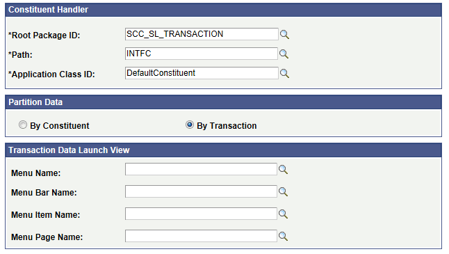 Transaction Setup page (2 of 2) for UCAS (Universities and Colleges Admissions Service) Transaction Setup page (2 of 2) for UCAS (Universities and Colleges Admissions Service)
