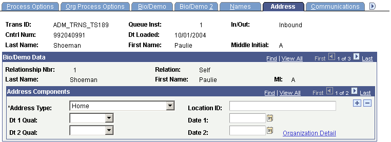 TS189 Staging - Address page TS189 Staging - Address page