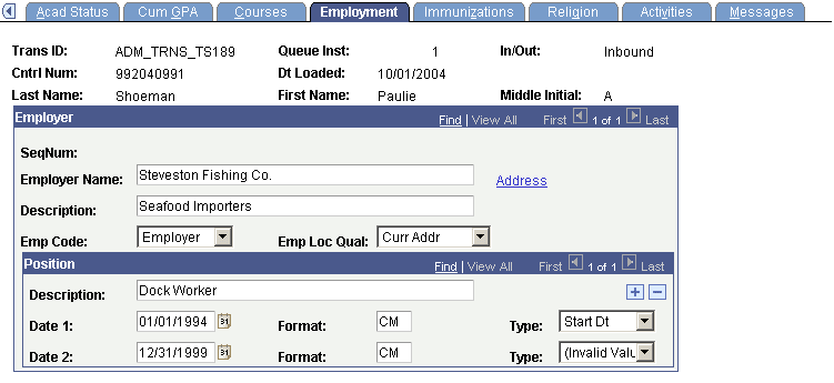 TS189 Staging - Employment page TS189 Staging - Employment page