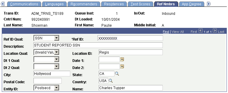 TS189 Staging - Ref Nmbrs page TS189 Staging - Ref Nmbrs page
