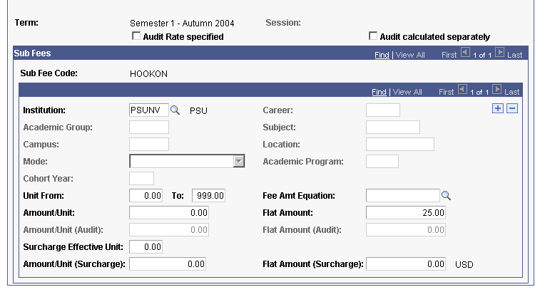 Term Sub Fees page (3 of 3) Term Sub Fees page (3 of 3)