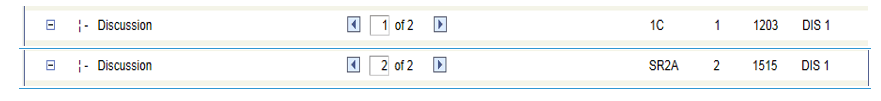 Example of discussion for session setting
