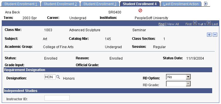 Student Enrollment 4 page Student Enrollment 4 page
