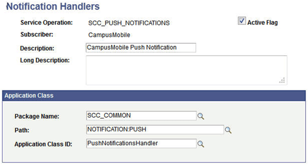 Notification Handlers Page Notification Handlers Page