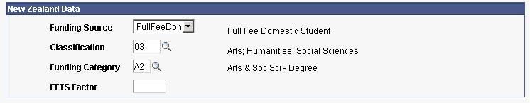 Enrollment Request page, New Zealand Data box