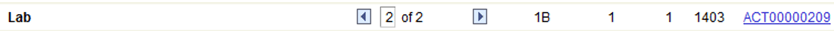 Example of Lab with new Activity ID after redirecting the reference