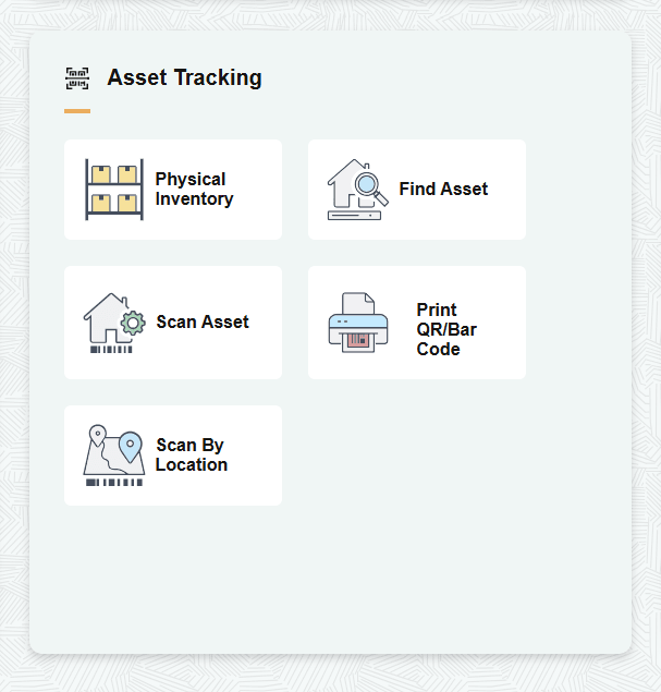 Asset Tracking Section