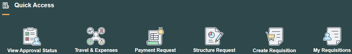 My Home - Quick Access