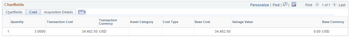 Asset Unitization - FROM Asset Page (3 of 5)
