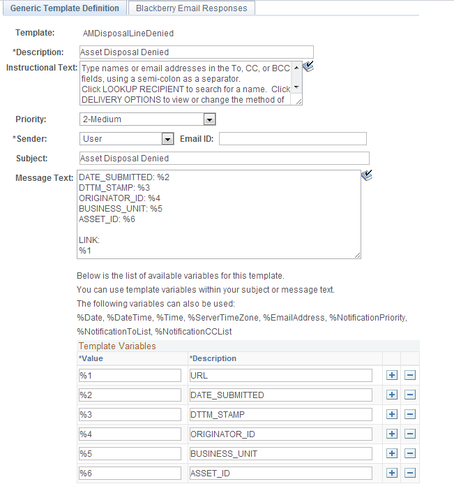 Generic Template Definition - Denied