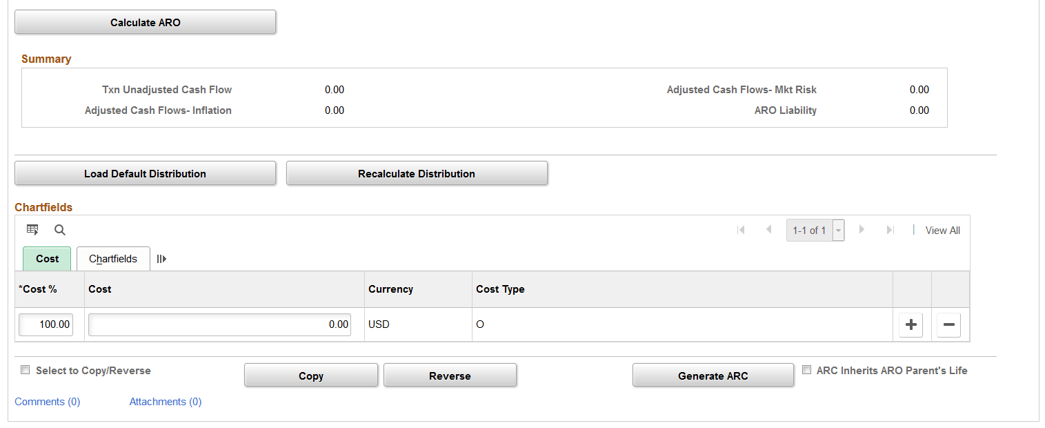 ARO Measurement page (2 of 2)