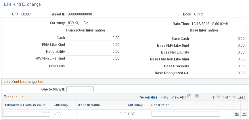Like Kind Exchange page