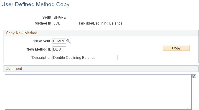 User Defined Method Copy page