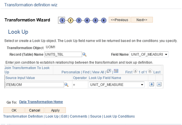 Transformation Definition Wiz (2 of 3 )