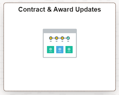 Contract & Award Updates tile