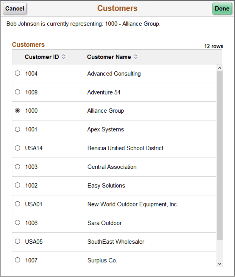 Customers page (LFF and SFF)