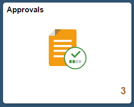 Approvals Tile