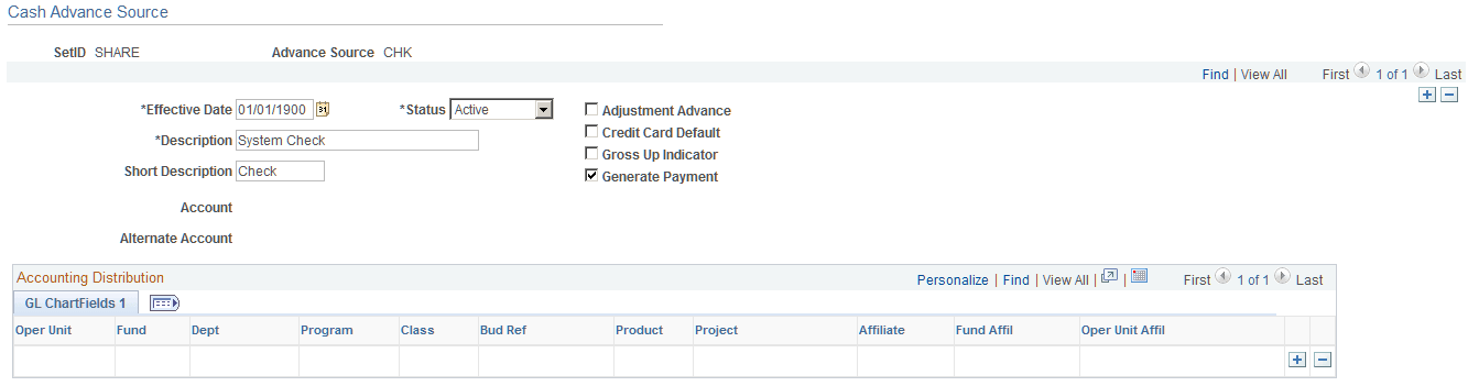 Cash Advance Source page