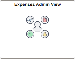 Expenses Admin View tile