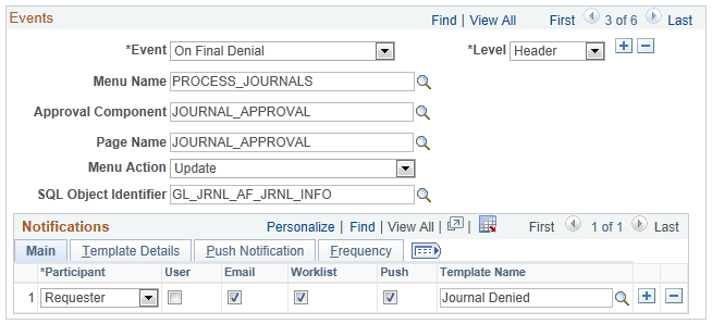 Configure Transactions page (2 of 3)