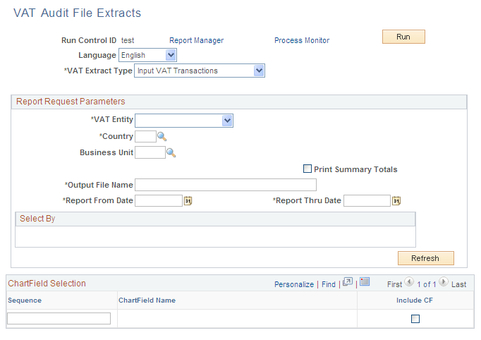 Generating VAT Reports