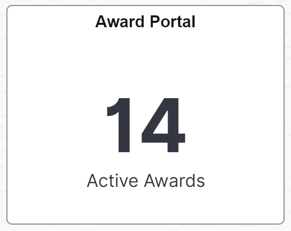 Award Portal Tile