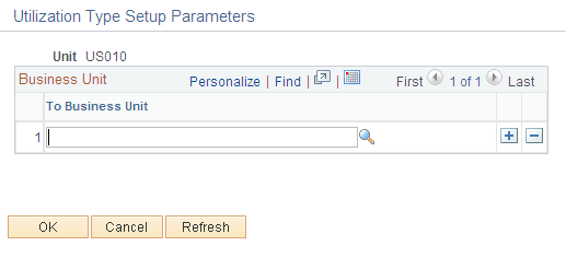 Copy Utilization Rules page