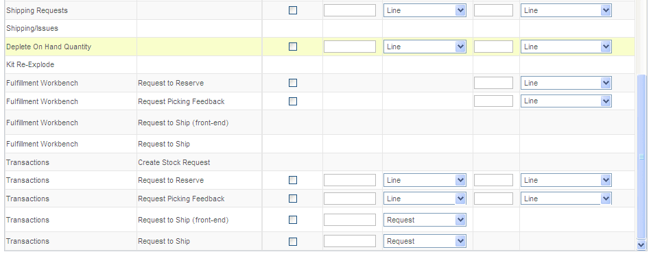 Fulfillment Engine Options page (page 2 of 2)