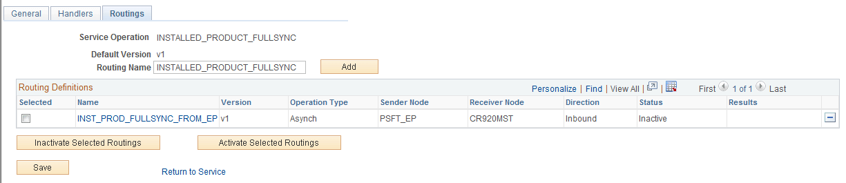 Routings(INSTALLED_PRODUCT_FULLSYNC)Page