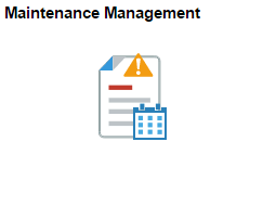 Maintenance Management tile