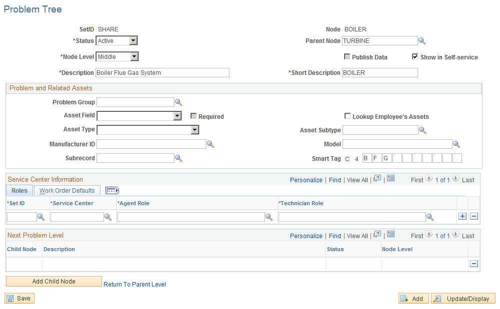 Example: Setting Up Smart Tags in a Problem Tree