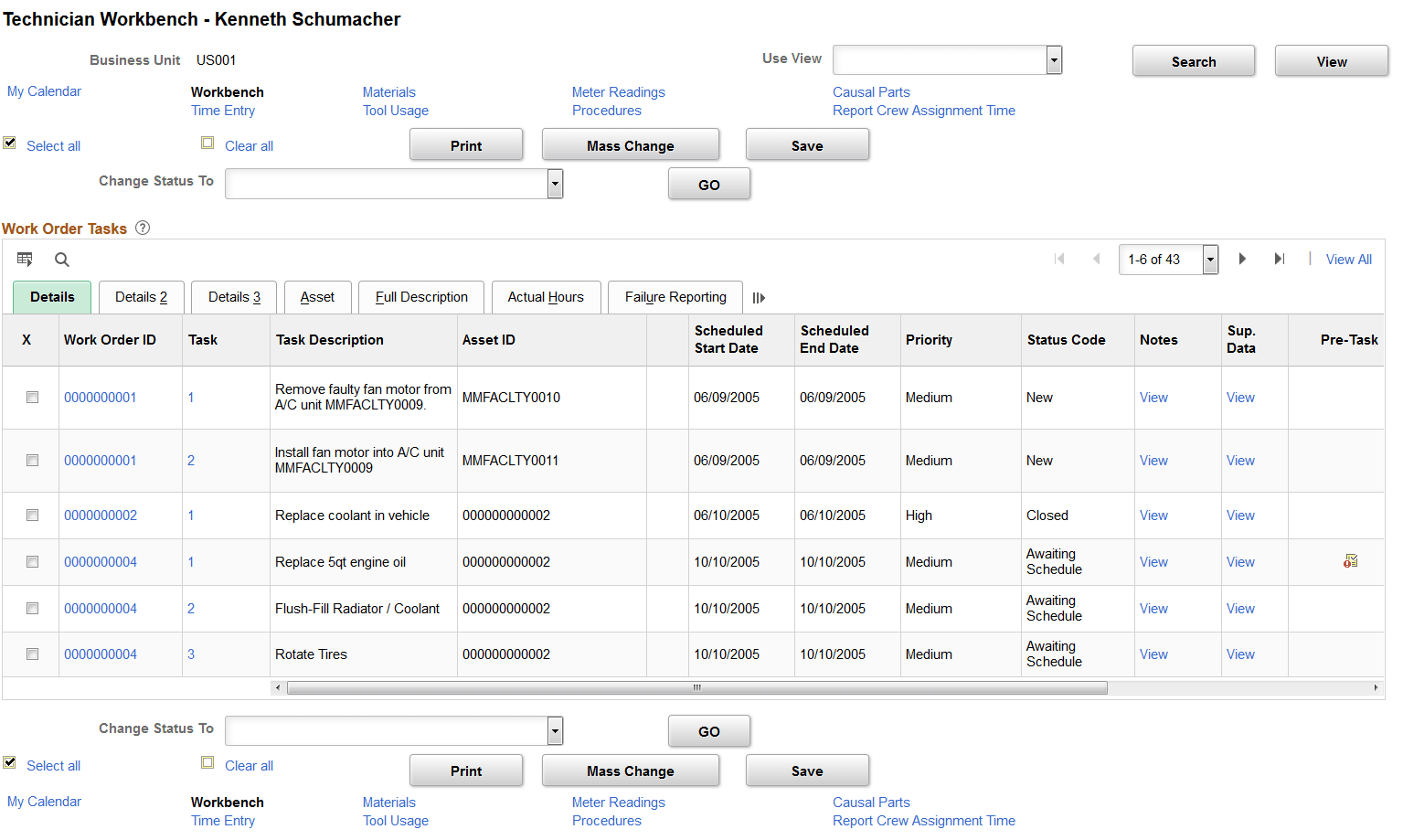 Technician Workbench