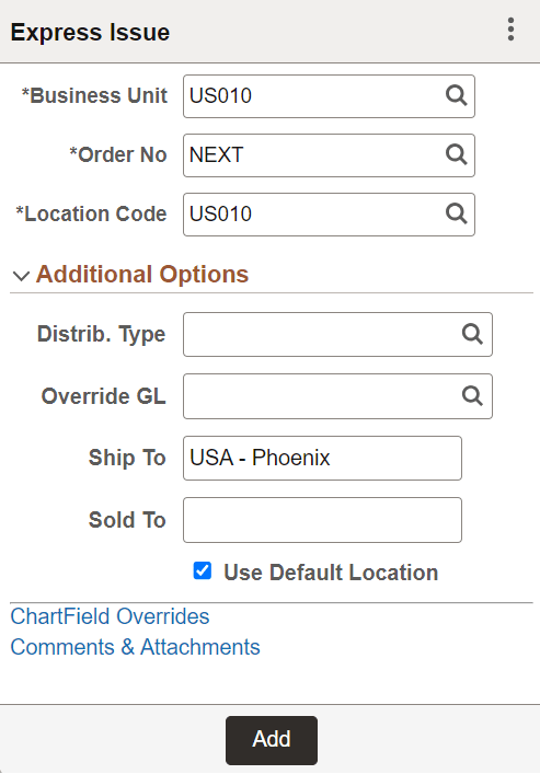 Express Issue - Fluid Page
