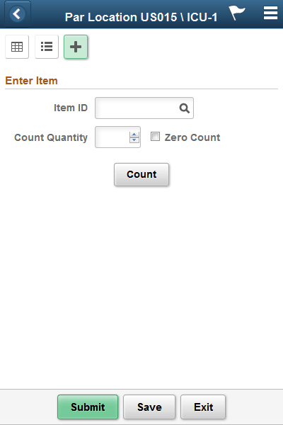 Par Location Count - Fluid page