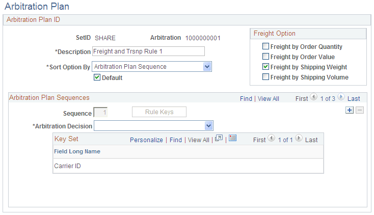 Arbitration Plan page