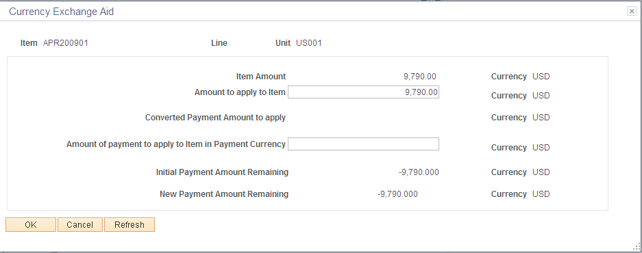 Currency Exchange Aid page