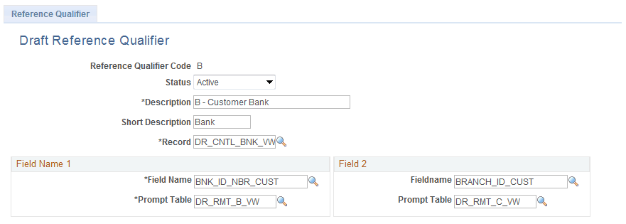 Draft Reference Qualifier page