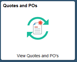 Quotes and POs tile