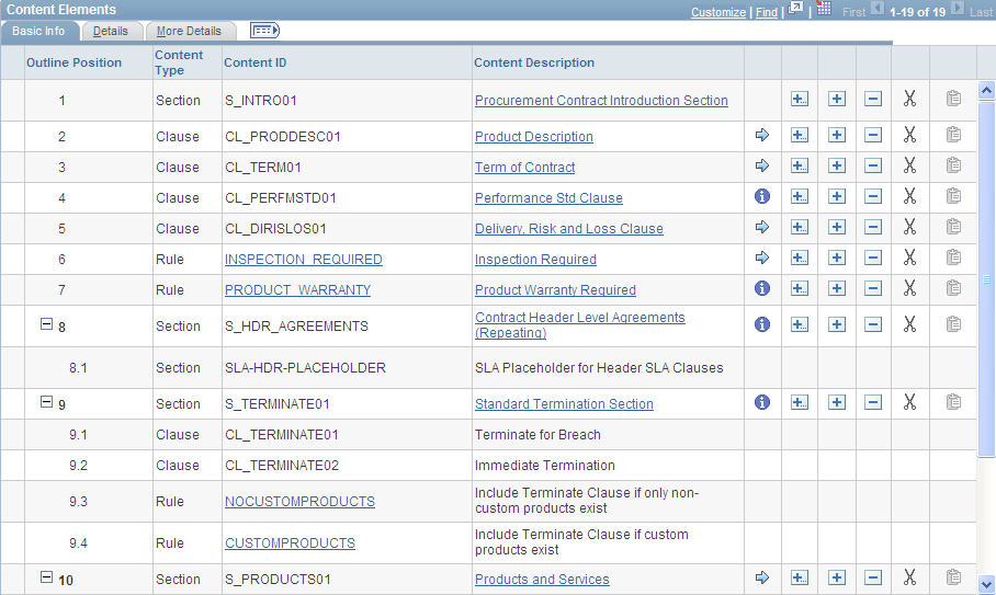 Configurator content elements example