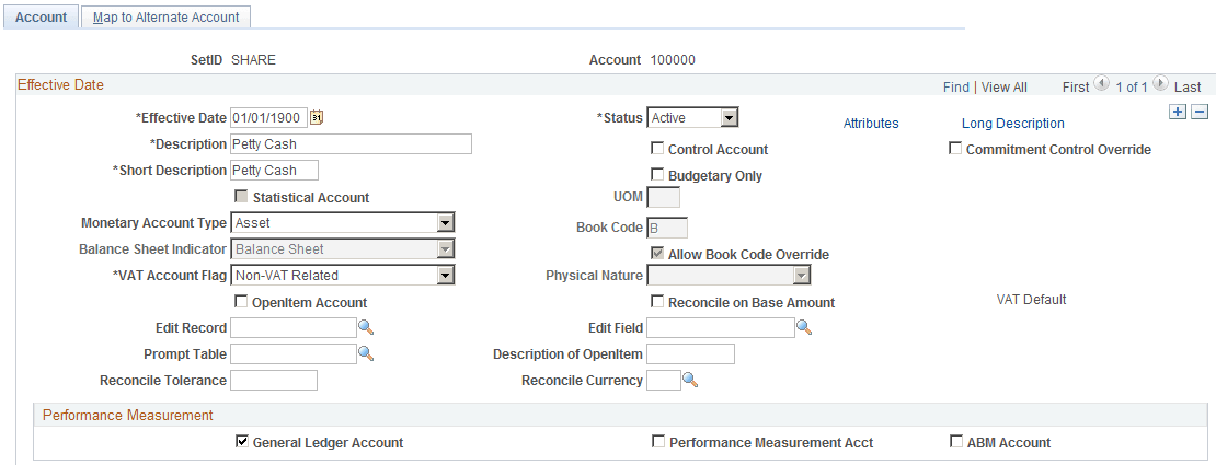 Account page Account page