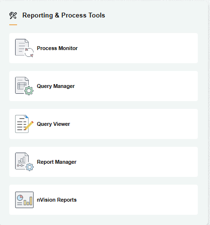 My Work - Reporting & Process Tools