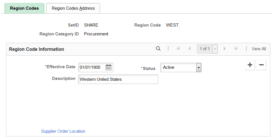 Region Codes page