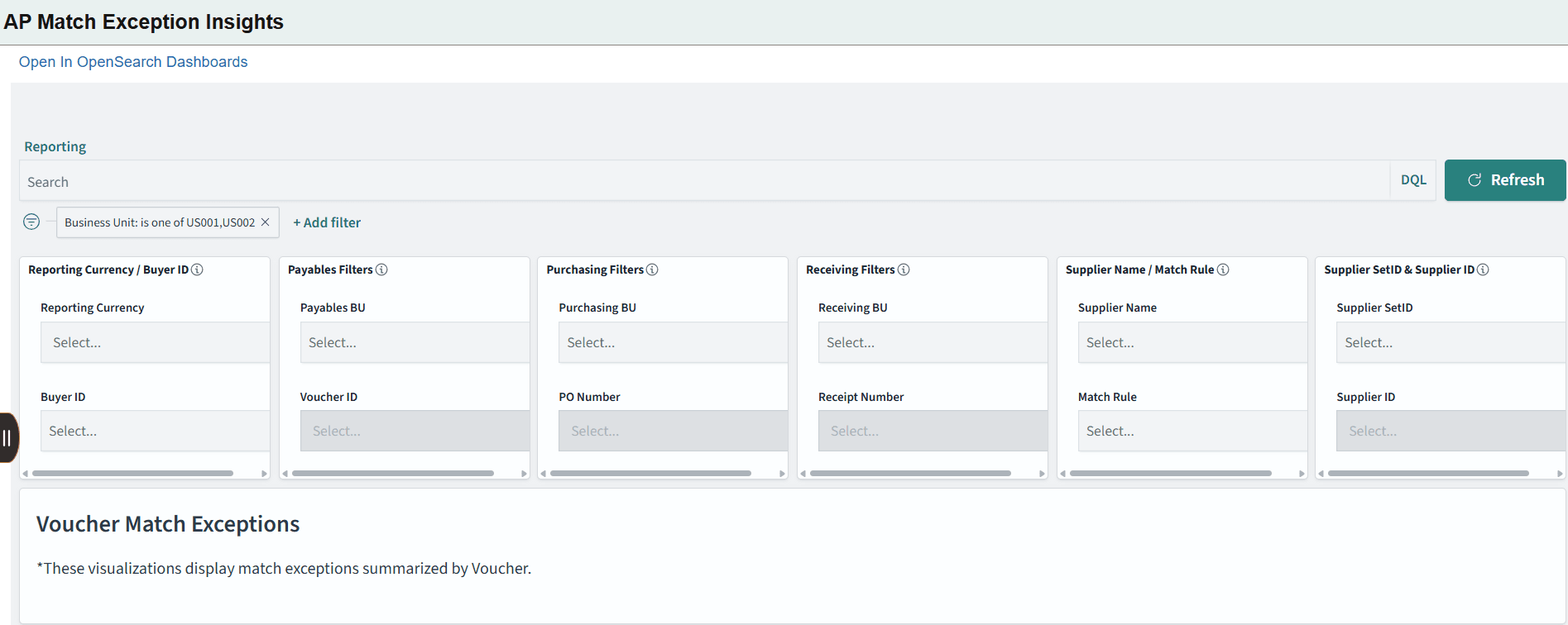AP Match Exception Insights (1 of 5)