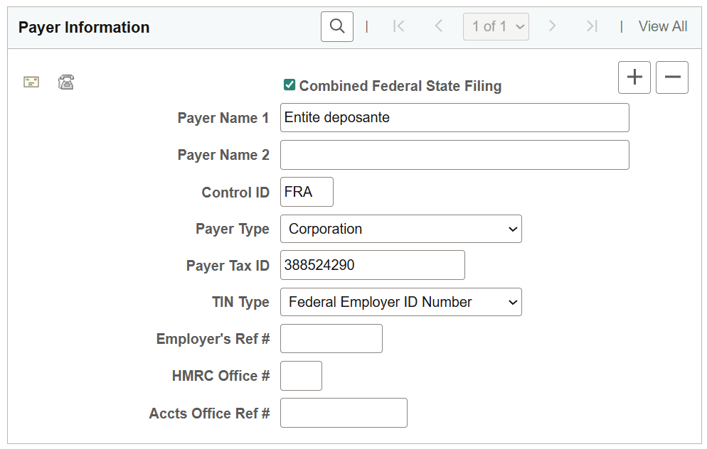 Report Control Information (2 of 2)