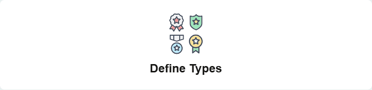 Define Types tile Define Types tile